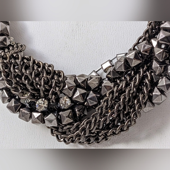 Choker Chain Necklace with Earrings - Picture 2 of 5